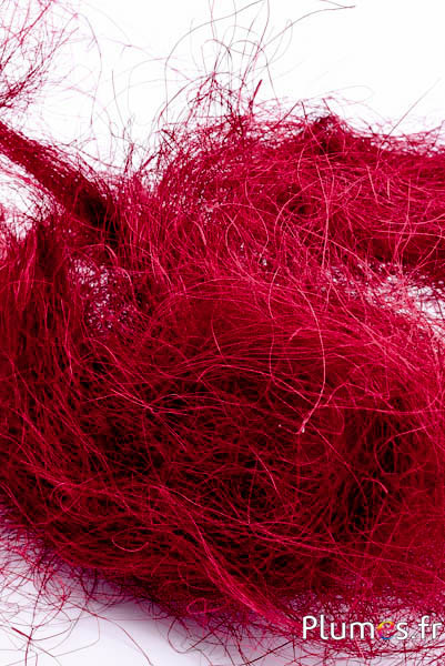Fibres de sisal - 50 g - bordeaux